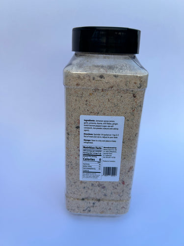 Nanny Spice Season To The Bone 24 oz. With whole pimento seeds.